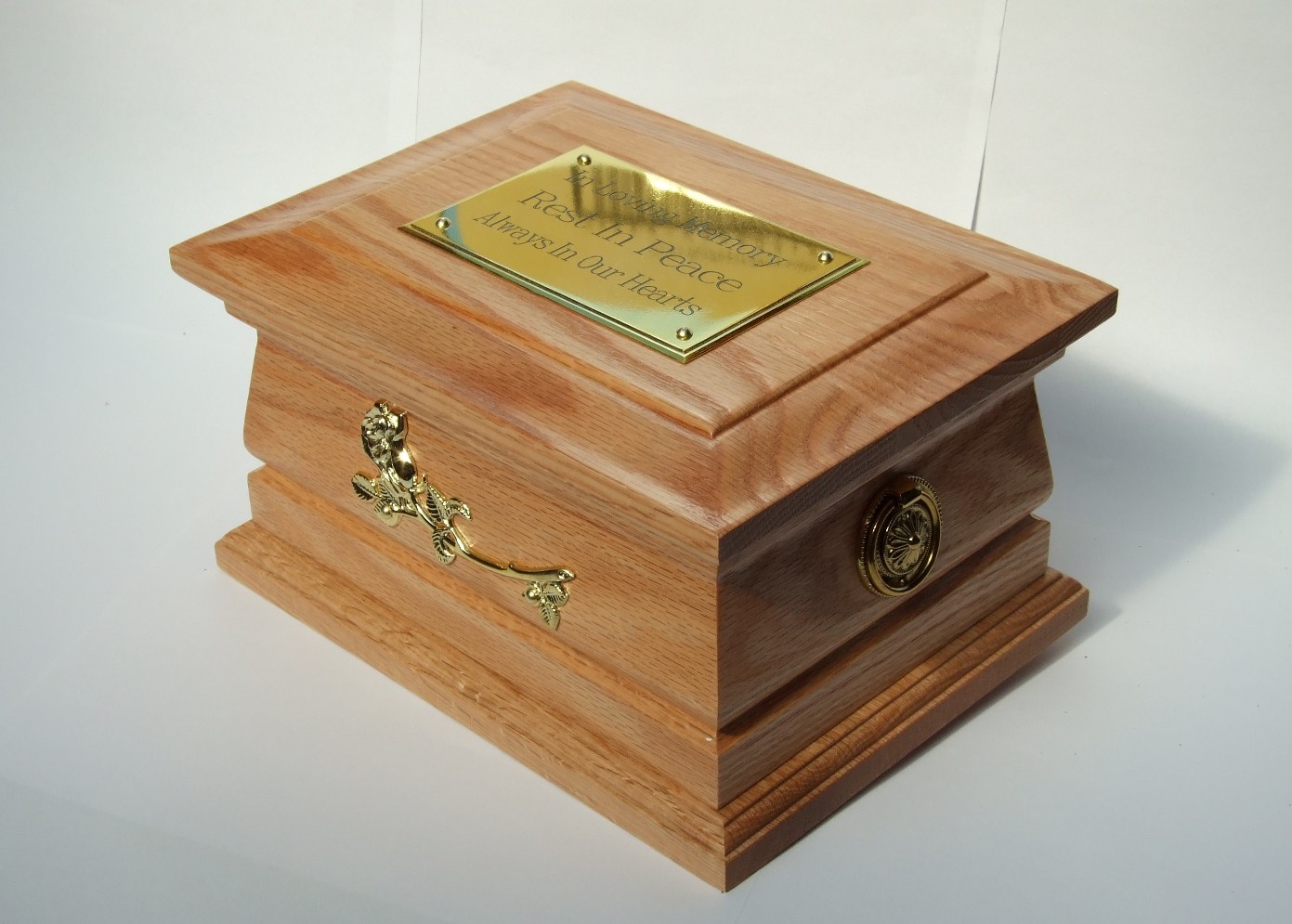 Oak Casket Wooden Cremation Ash Caskets From Jw Caskets